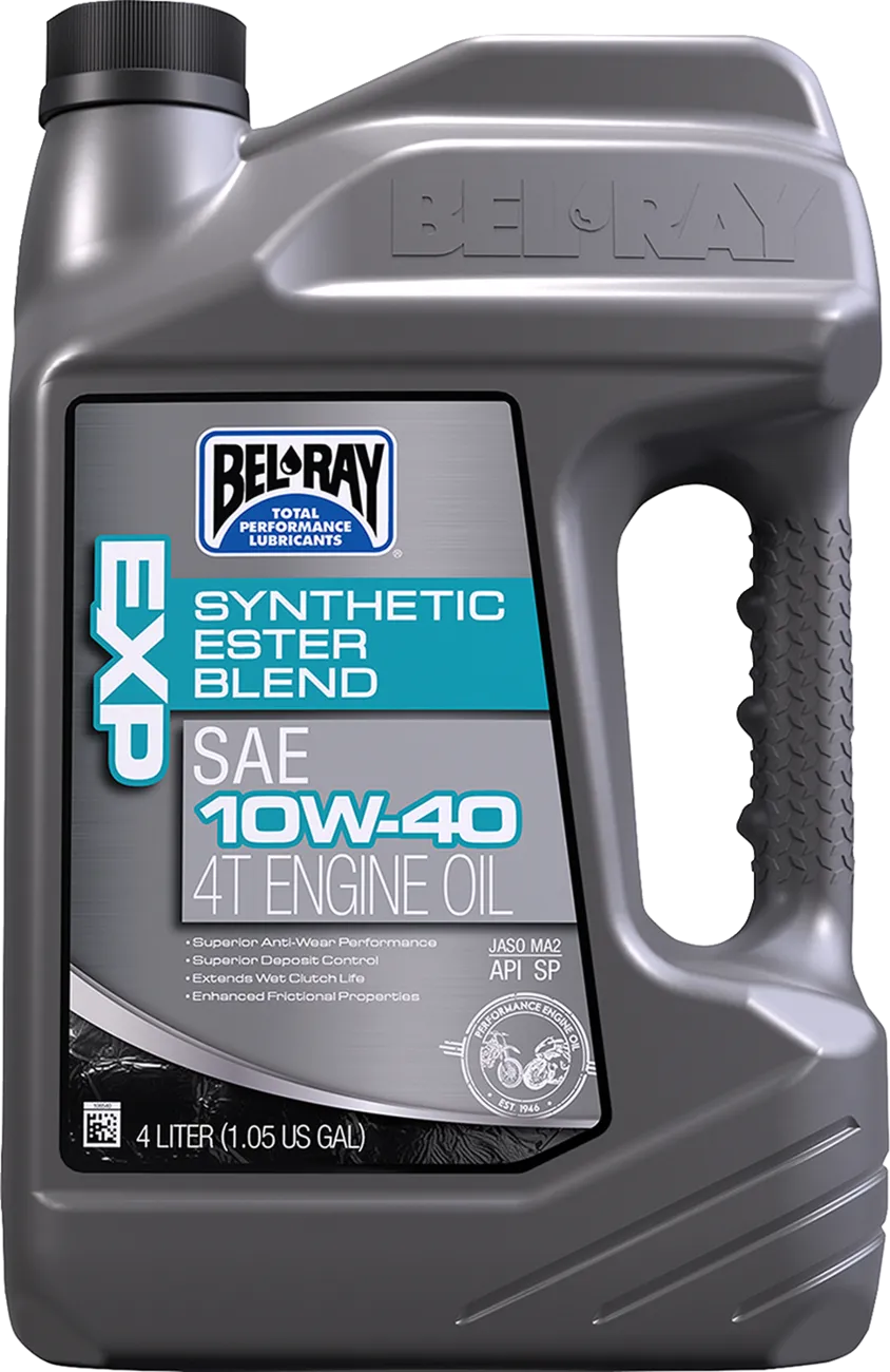Bel-Ray EXP 10W-40 motorcycle engine oil