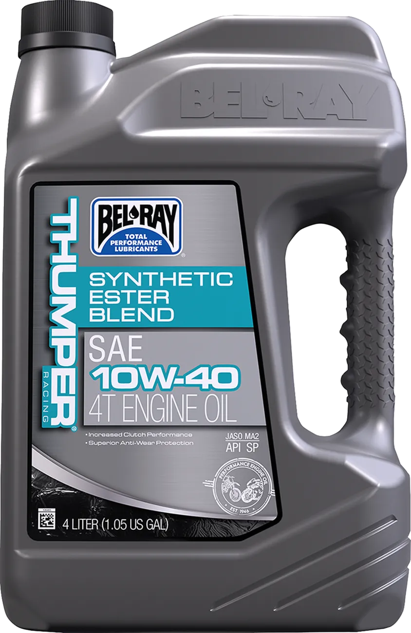Bel-Ray Thumper Racing 10W-40 motorcycle engine oil