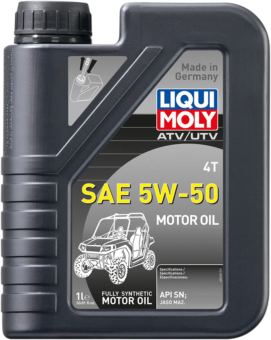 Liqui Moly ATV/UTV 4T 5W-50 motorcycle engine oil, 1 L bottle