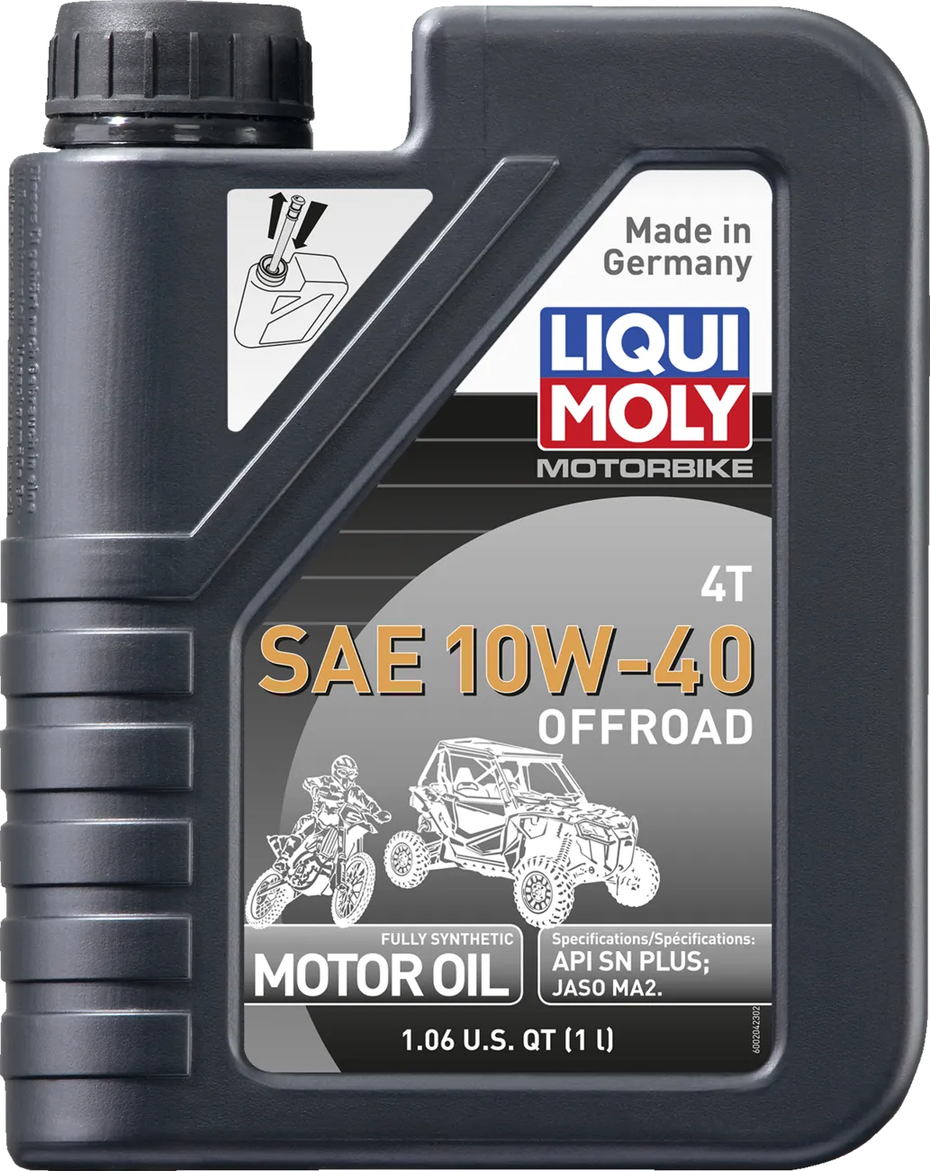 Liqui Moly Offroad 4T 10W-40 motorcycle engine oil, 1 L bottle