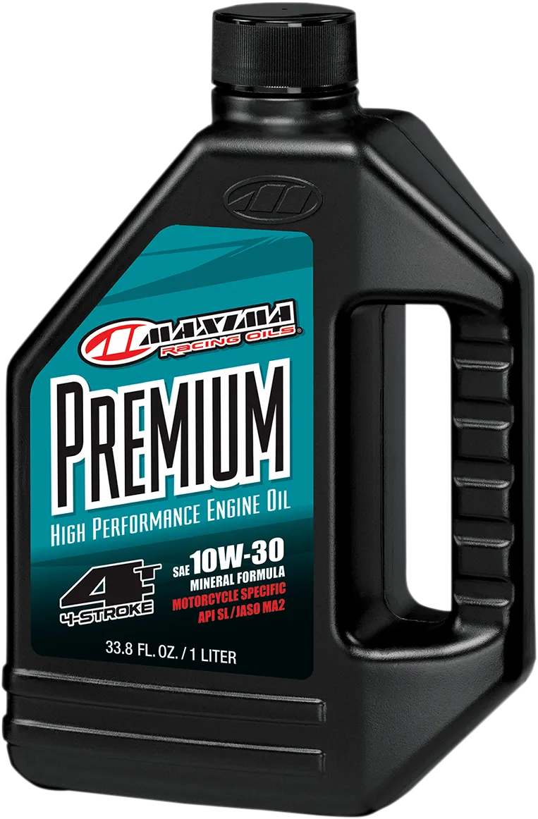 Maxima Maxum 4 10W-30 motorcycle engine oil, 1 L bottle