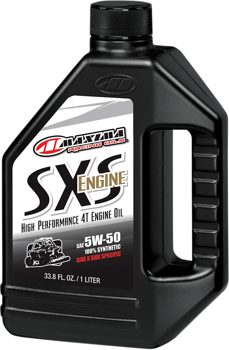 Maxima SXS/UTV 4T 5W-50 synthetic motorcycle engine oil, 1 L bottle