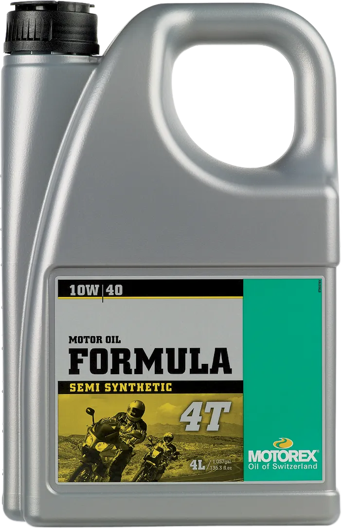 Motorex Formula 4T 10W-40 semi-synthetic motorcycle engine oil