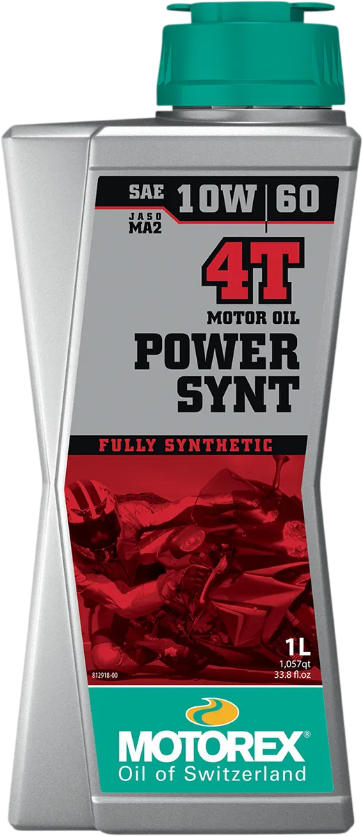 Motorex Power Synt 4T 10W-60 synthetic motorcycle engine oil