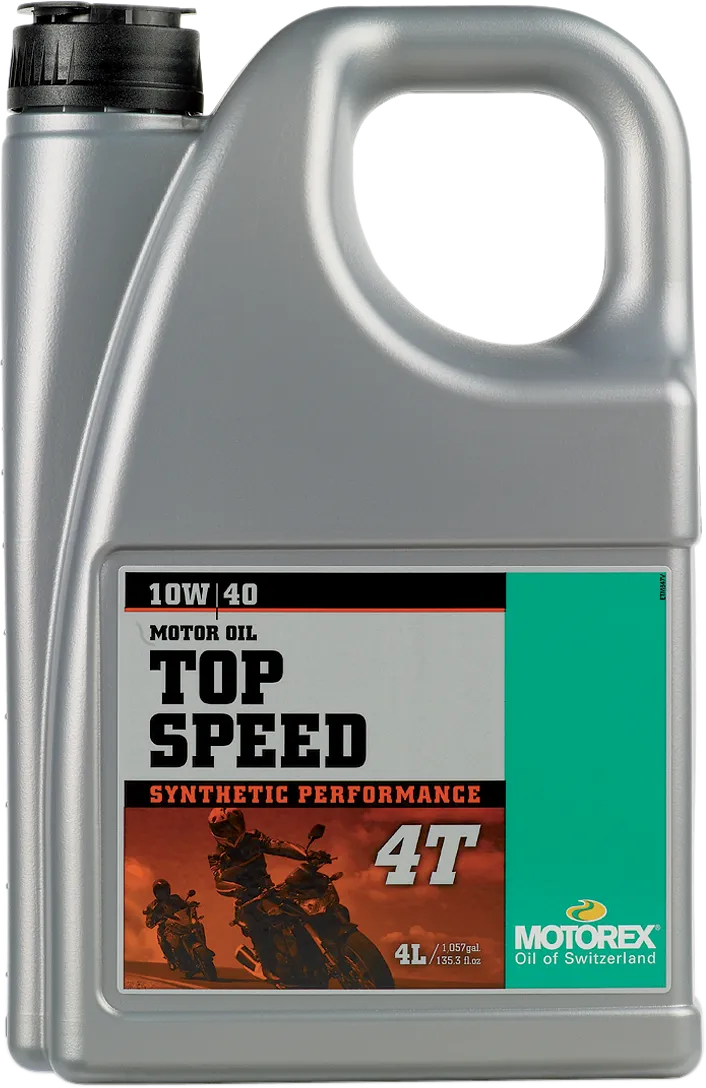 Motorex Top Speed 4T 10W-40 synthetic motorcycle engine oil