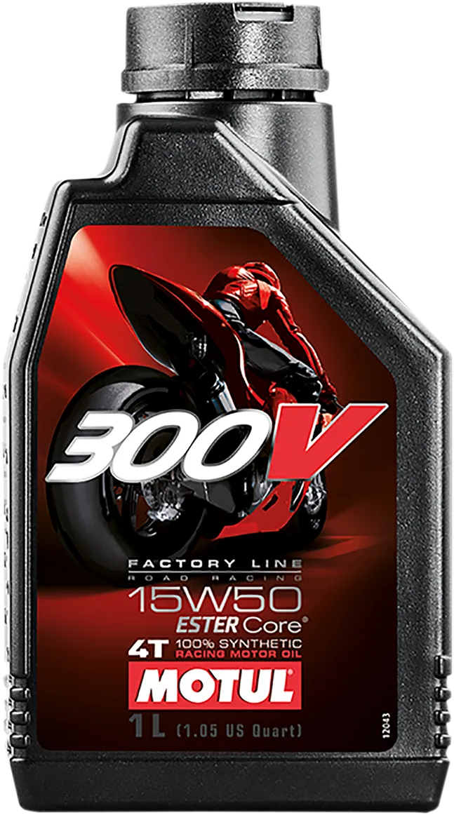 Motul 300V 15W-50 motorcycle engine oil, 1 L bottle