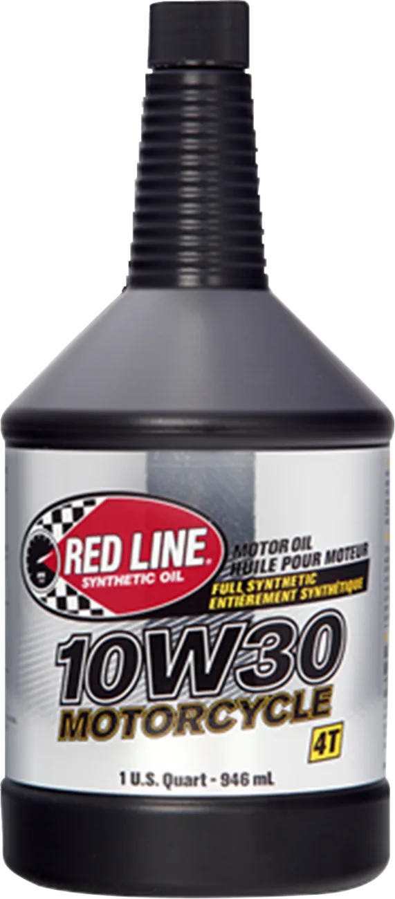 Red Line Motorcycle Oil 10W-30 motorcycle engine oil, 1 qt bottle