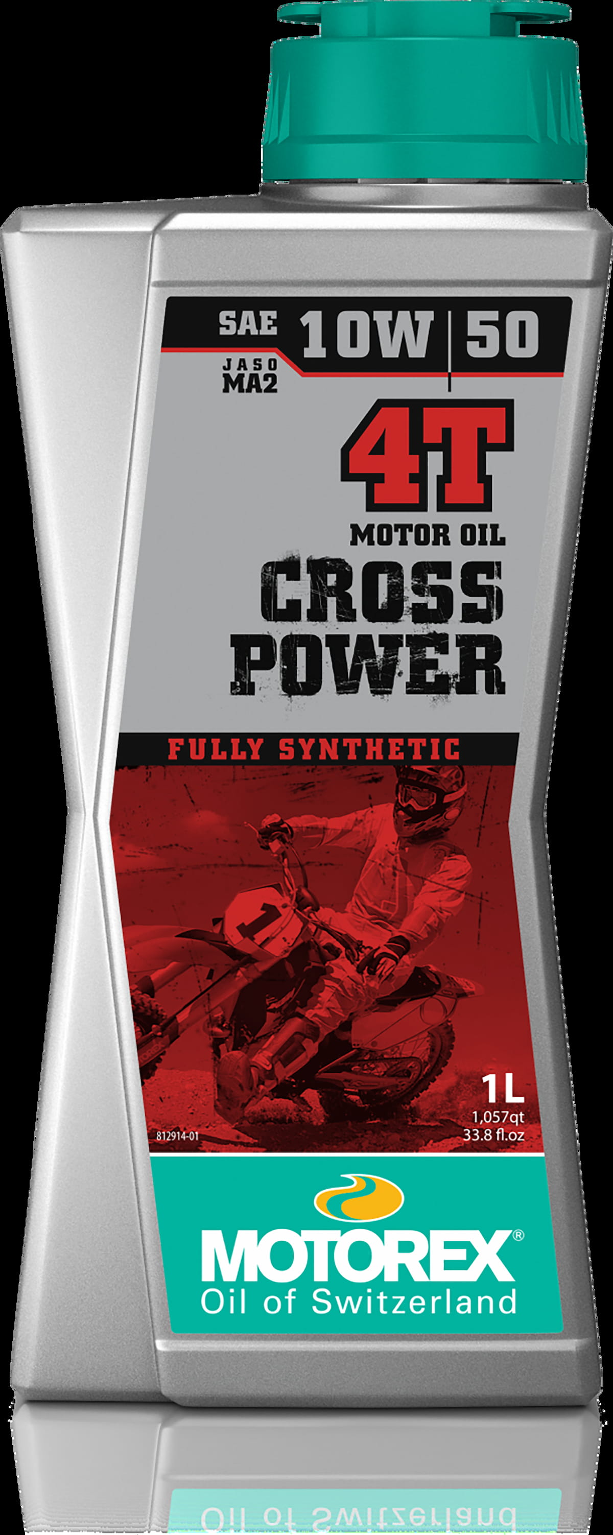 Motorex Cross Power 4T 10W-50 synthetic motorcycle engine oil