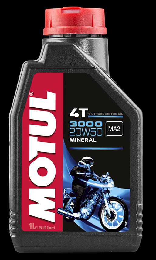 Motul 3000 20W-50 motorcycle engine oil, 1 L bottle