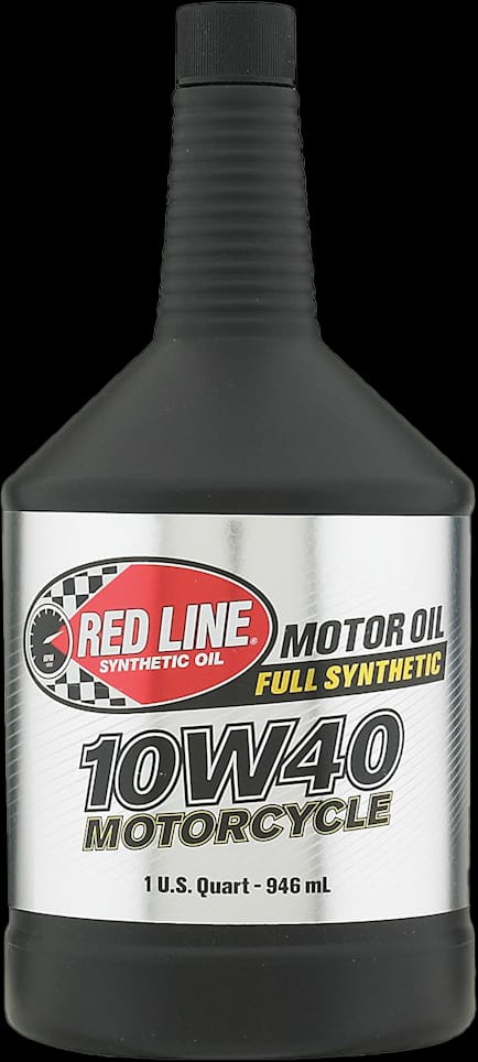 Red Line Motorcycle Oil 10W-40 motorcycle engine oil, 1 qt bottle