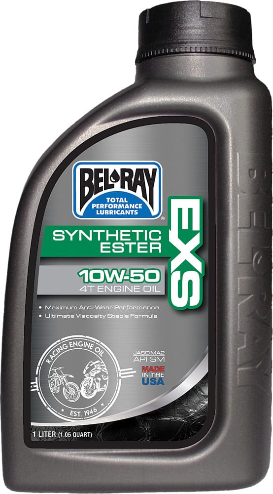 Bel-Ray EXS Synthetic 10W-50 synthetic motorcycle engine oil