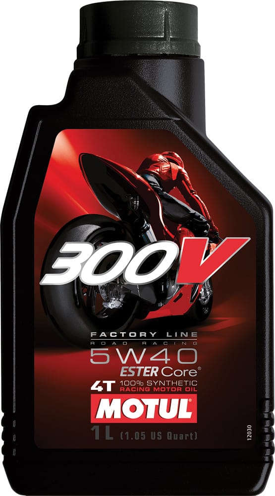Motul 300V 5W-40 motorcycle engine oil, 1 L bottle